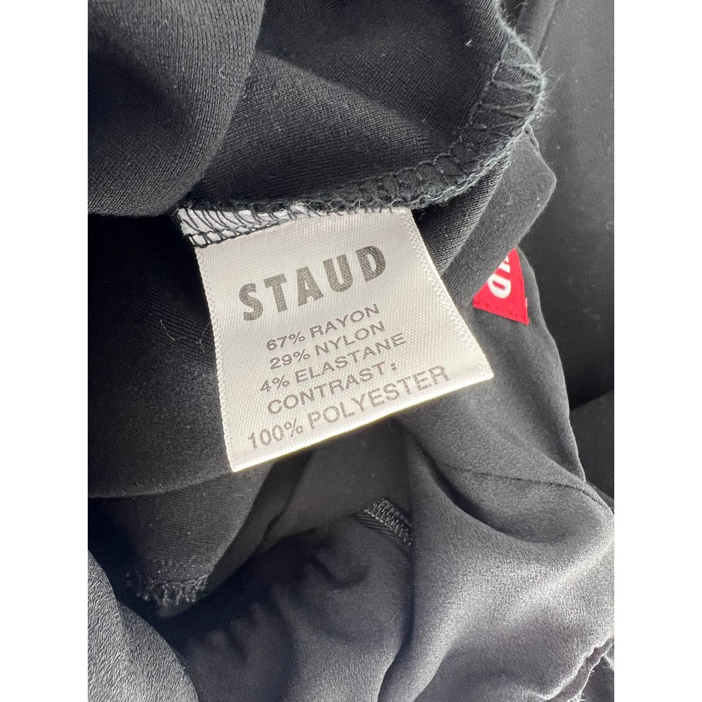 Staud Black Umbria Belted Jumpsuit - Picture 16 of 16